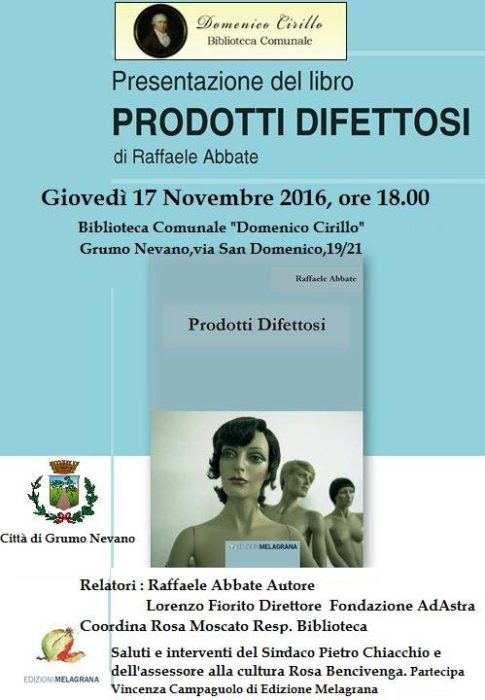 Prodotti difettosi A grumo Nevano il 17-11-16