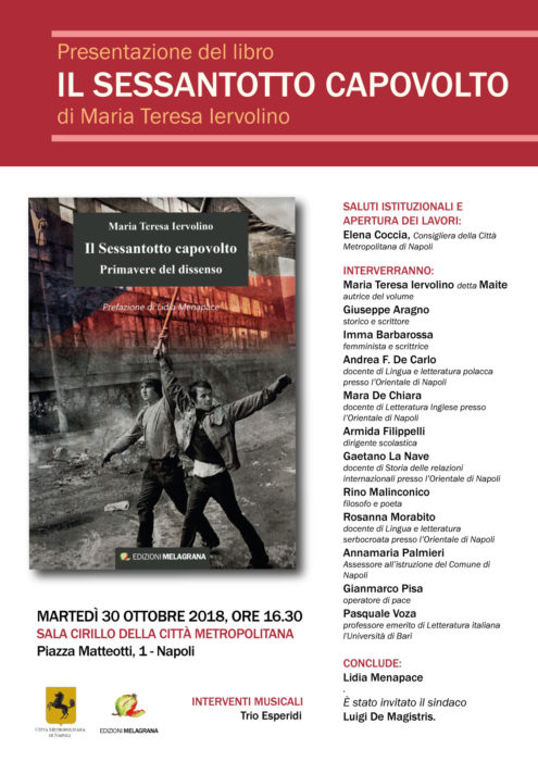 Il Sessantotto capovolto a Napoli il 30 ottobre 2018